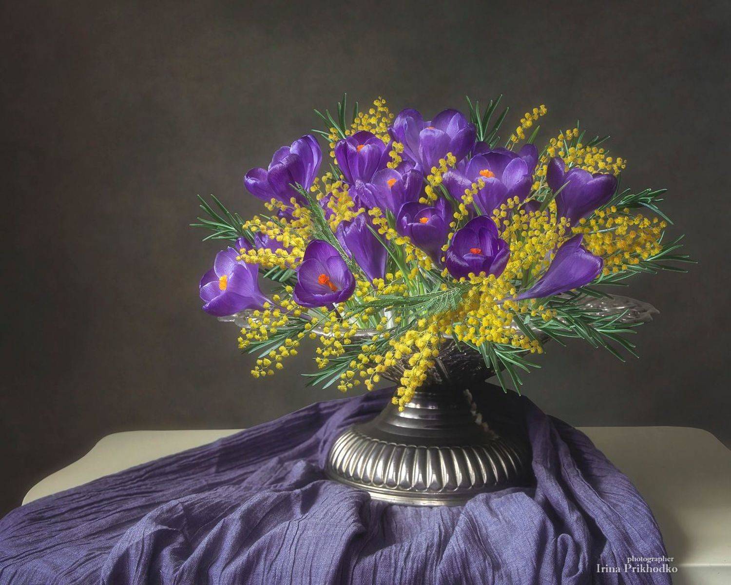 натюрморт, цветы, букеты, весна, , Приходько Ирина
