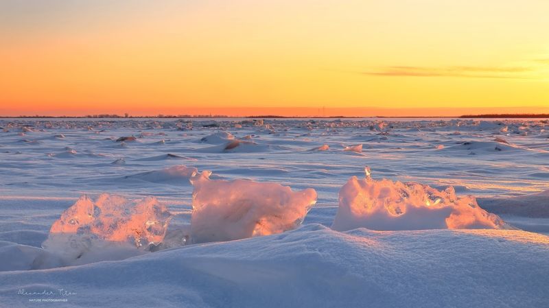 Вечер на Северной Двине, Архангельск фото превью