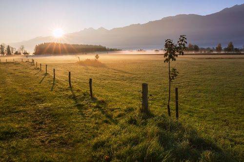 Sunrise in the Austrian Alps - Рассвет в Альпах Австрии