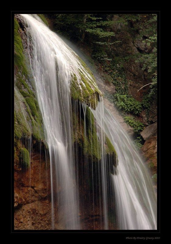 водопад, вода, гора, природа, крым Косматая фото превью