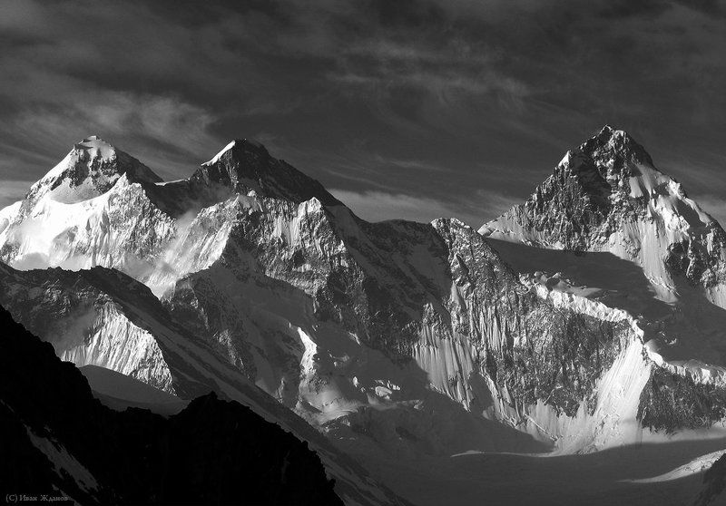 горы,каракорум, ледник, вершины, гашербрум, туризм, альпинизм. Про неприступность великанов. фото превью