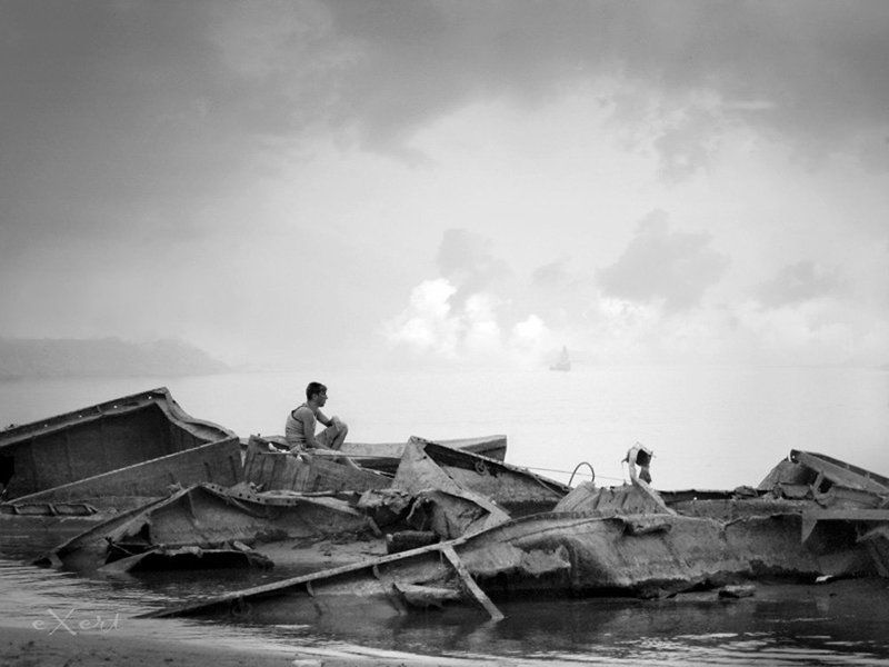 небо, море, облака Робинзон фото превью