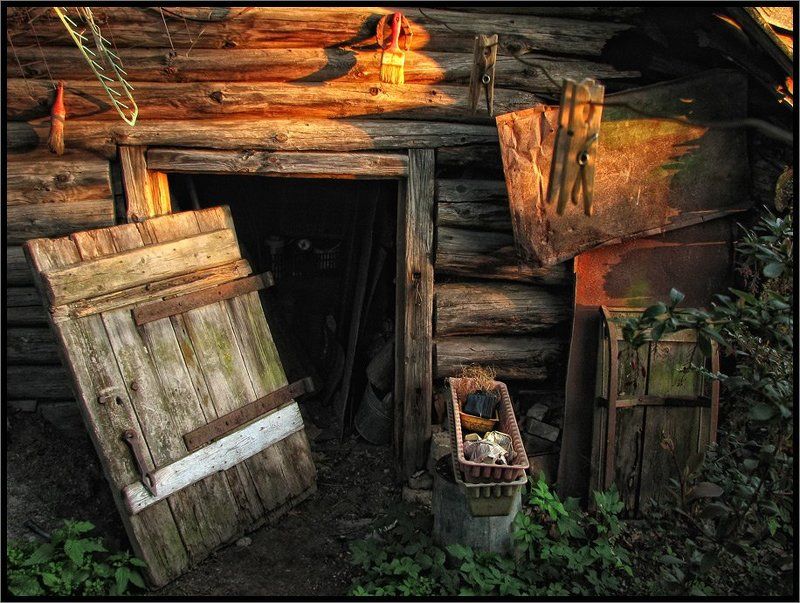 Деревенская серия. Сарай художника фото превью