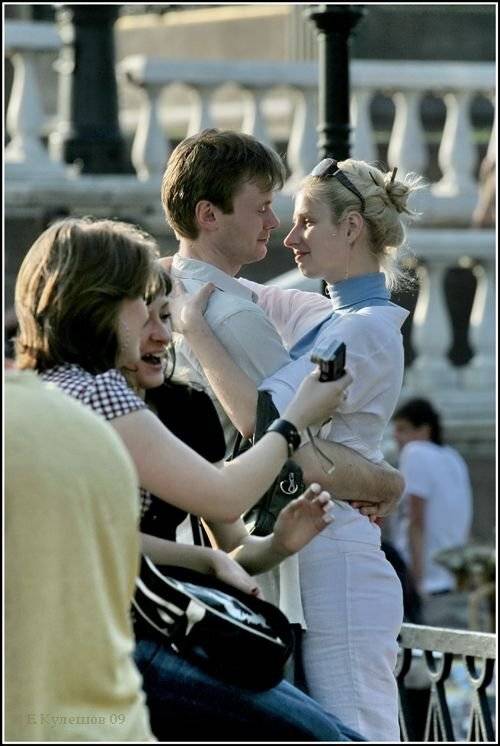 влюбленные, москва, город, двое,молодые, кулешов, Кулешов Евгений