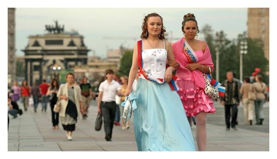 выпускницы 2009, выпускной бал, девушки,город, москва, поклонная гора, кулешов, Кулешов Евгений