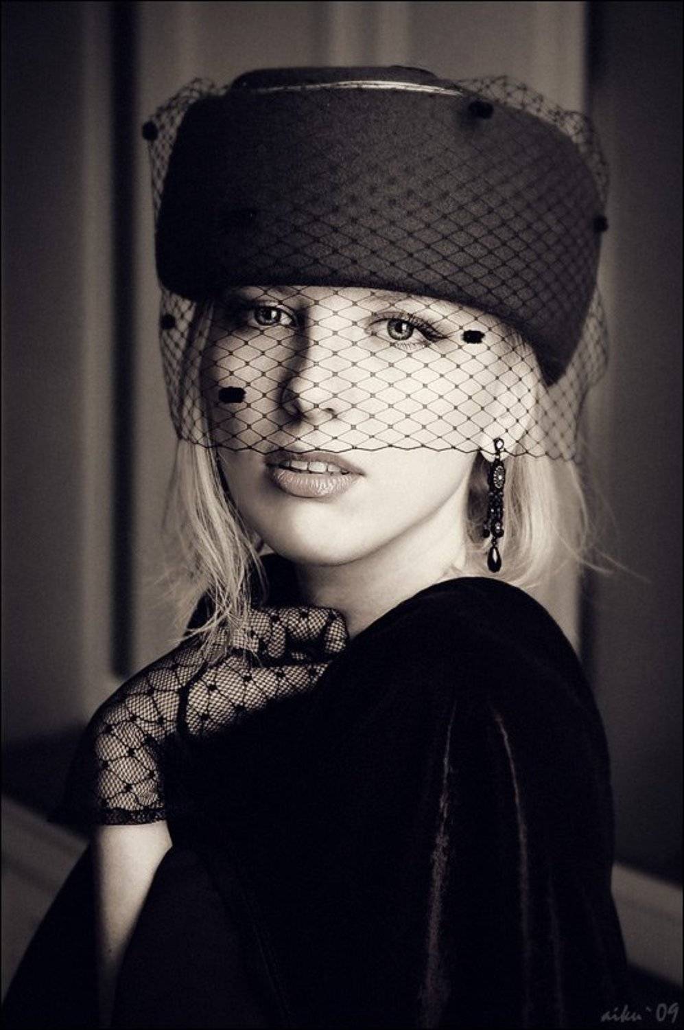 девушка, вуаль, Катерина Айку