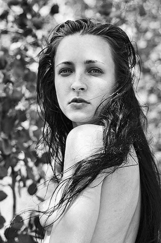 белка, портрет, девушки, ню, чб Беглянка фото превью