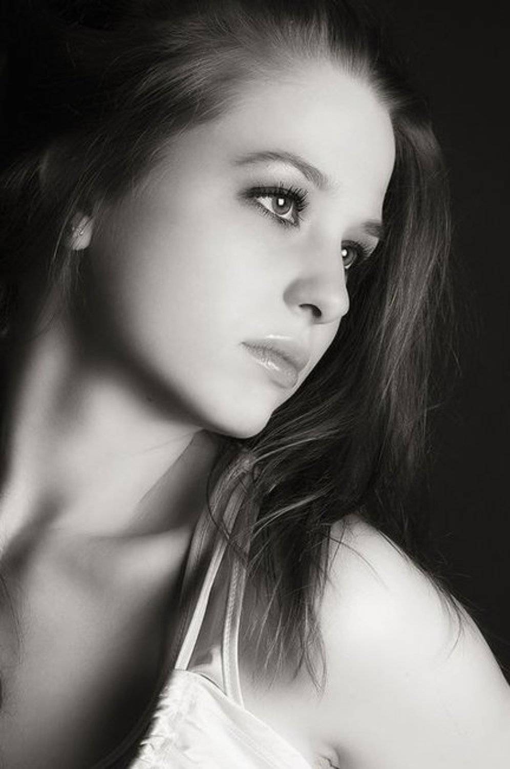 илона, портрет, девушка, чб, студия, BezOdezhdi