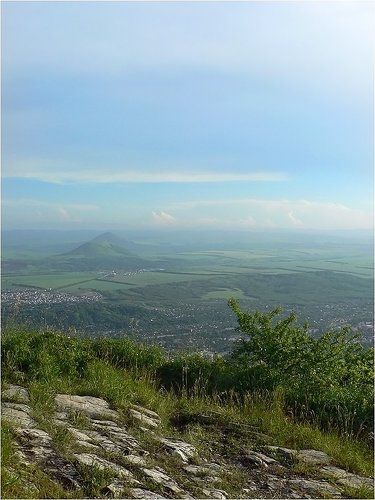 Вид на Эльбрус с горы Машук