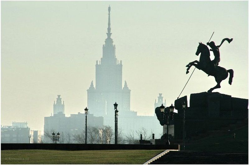 город, поклонная гора, москва, мгу, георгий,символы, кулешов,утро Символы... фото превью