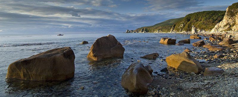 приморье, японское море, путешествия, пейзаж Приморское побережье фото превью