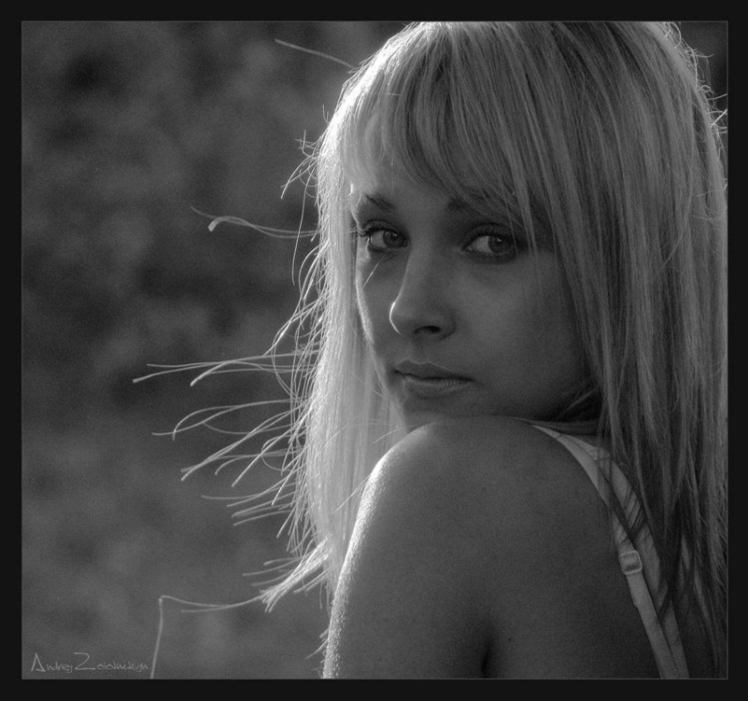 портрет, девушка, Andrey Zolotnitsyn