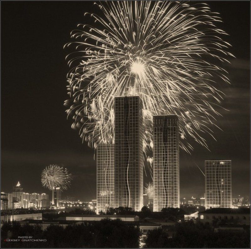 салют, фейерверк, день города Феерия фото превью