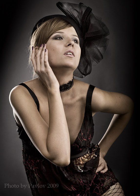 Портрет в стиле ретро ... фото превью