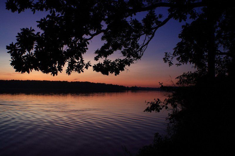 Закат в Купавнах фото превью