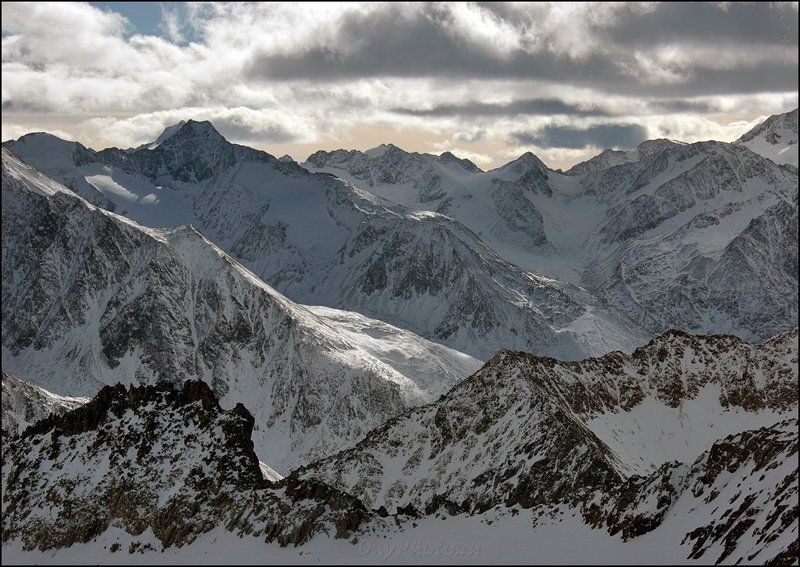 австрия, альпы, зёльден, горы, снег, облака, austria, soelden, alp, mountains *** фото превью
