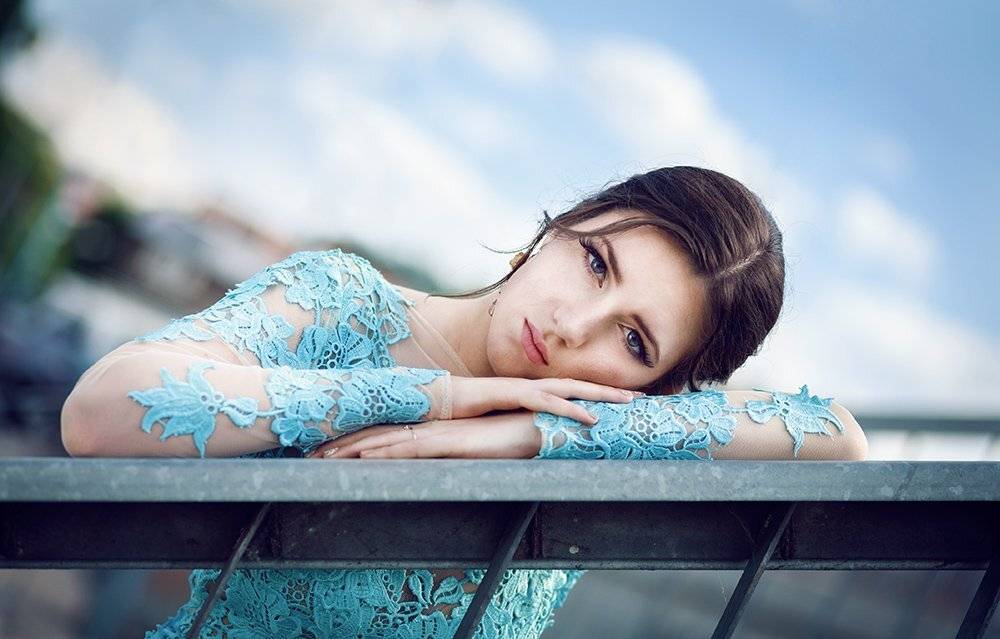 portrait beauty retouch bokeh dress, Peter Apostolov