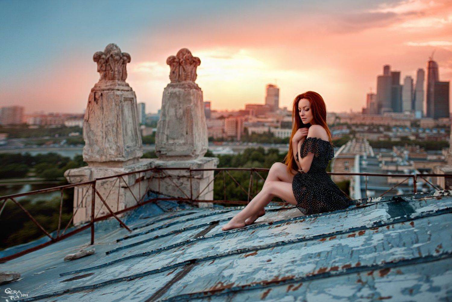 Mood, Portrait, Sunset, Закат, Настроение, Портрет, Георгий Чернядьев