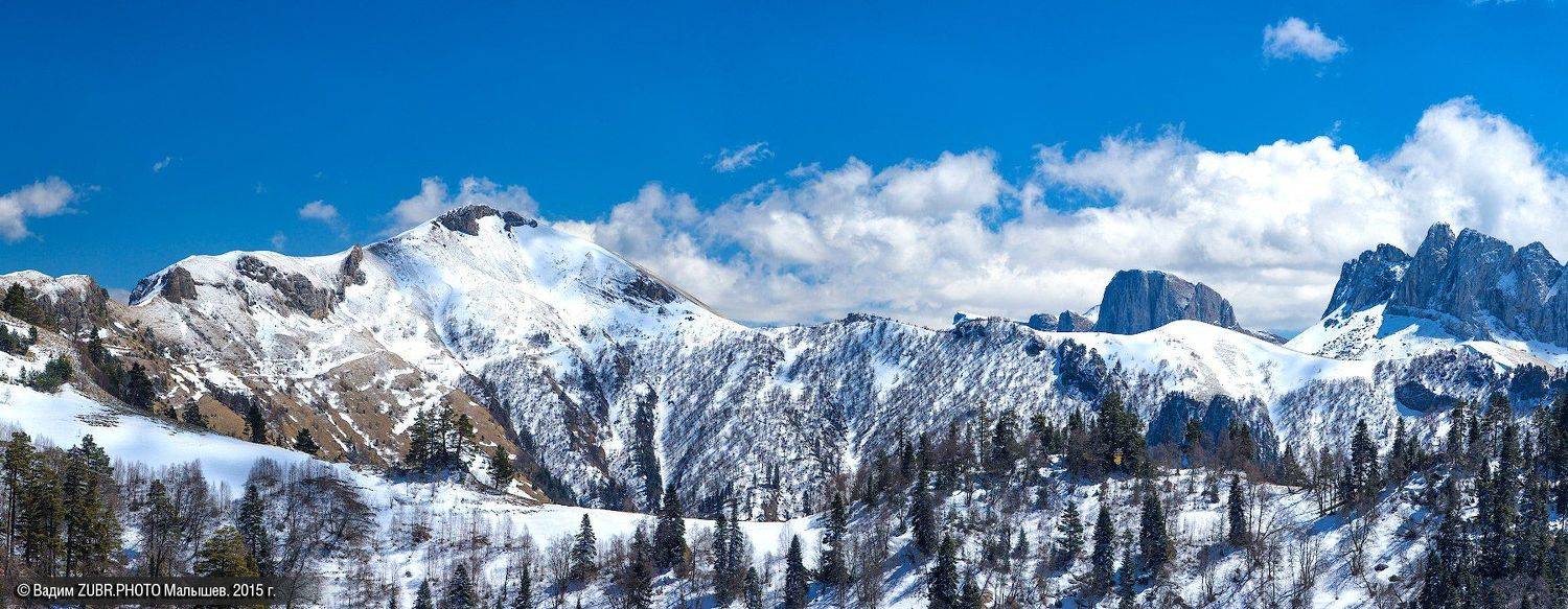 пейзаж, горы, адыгея, тхач, панорама, zubrphoto, Вадим ZUBR Малышев