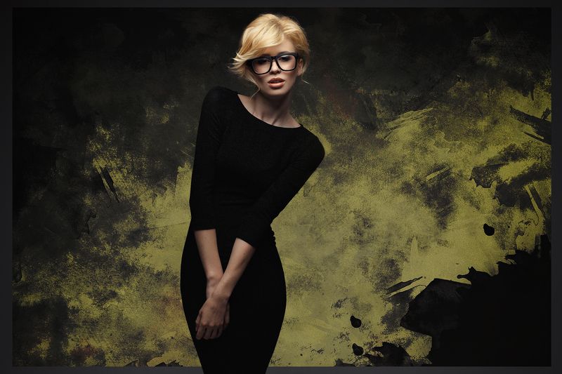 girl. model, light, studio, blond *** фото превью