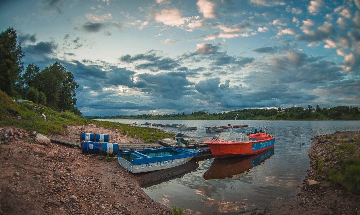 Вечер, Волга, Лето, Лодки, Спасалка, Тутаев, Воронин Вова