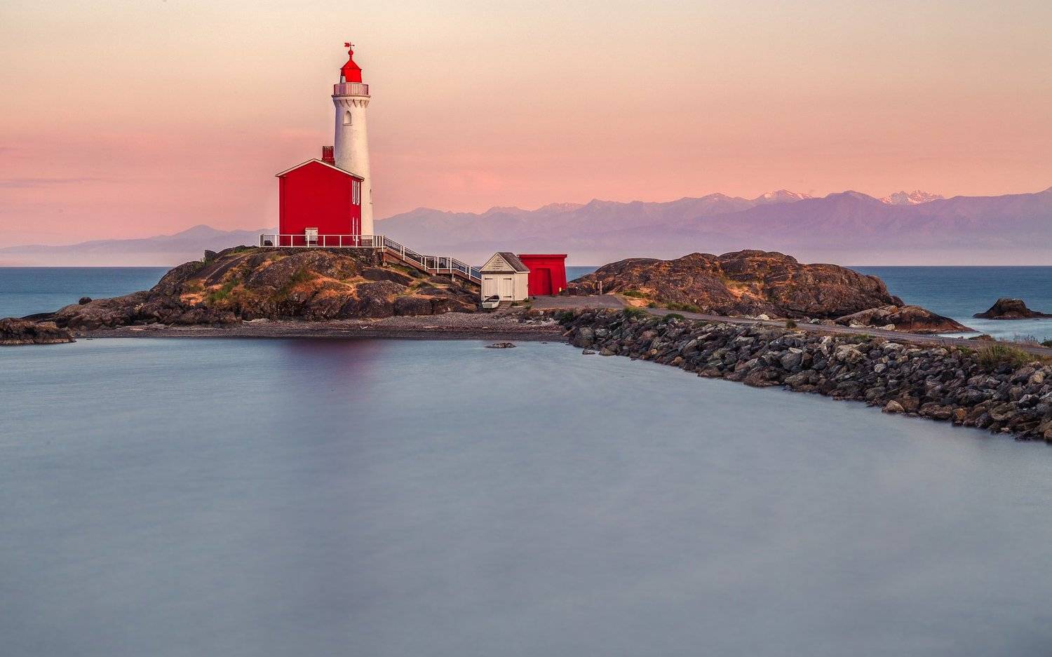 Маяк, Океан, Розовый, Александр Куренной