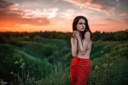 Закат в Коломенском