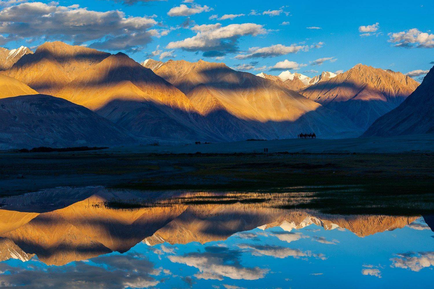 закат, гималаи, ладакх, индия, нубра, Дмитрий Рухленко