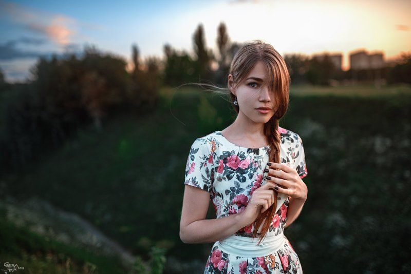 Закат с Машей фото превью