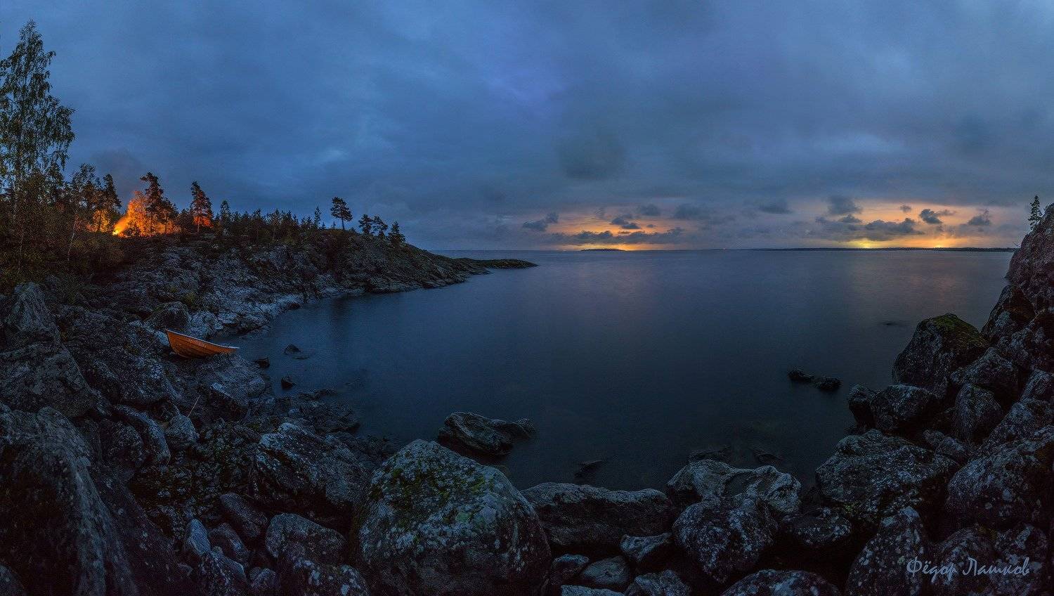 Карелия шхеры, Ночь, Лашков Фёдор