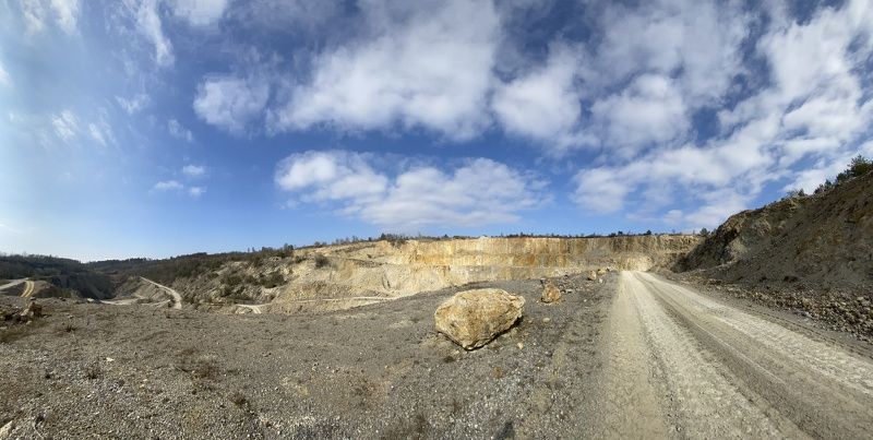 мраморный карьер, пейзаж Мраморный карьер в Чехии фото превью