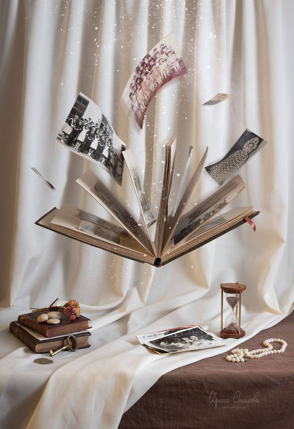 память, прошлое, старый фотоальбом, время,арт, Соколова Ирина