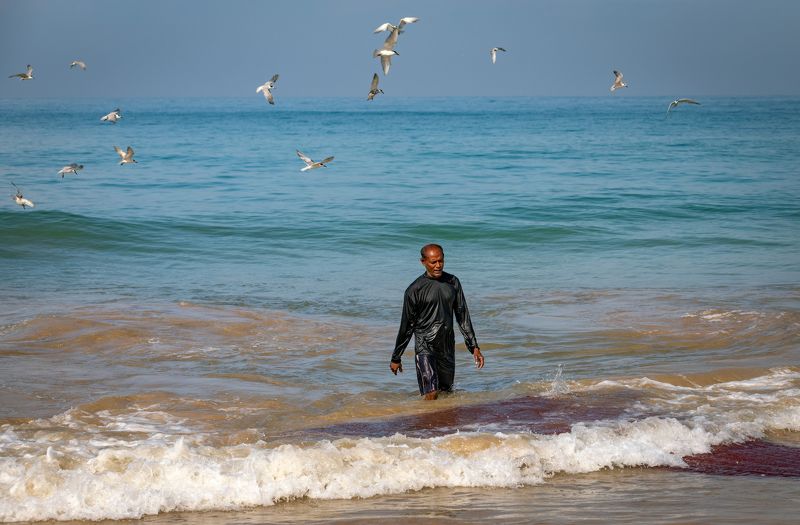 человек океана фото превью