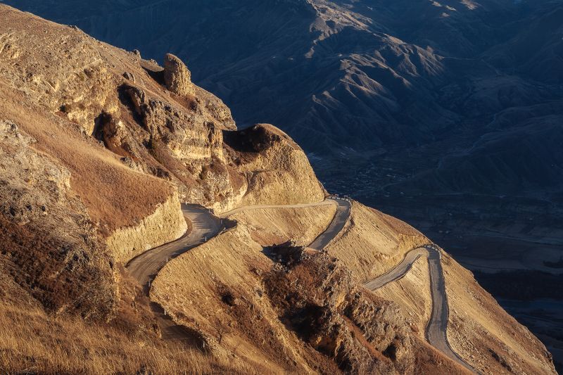дагестан Дороги Дагестана. Хунзахский район. фото превью