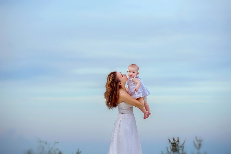 дети, мама, ребенок, природа, любовь, нежность Мамино счастье фото превью