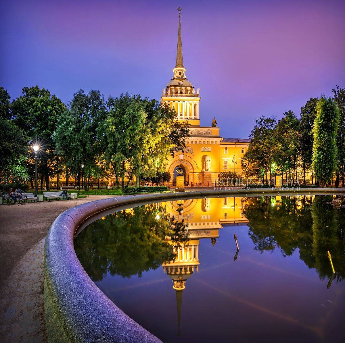 россия, санкт-петербург, петербург, питер, адмиралтейство, белая ночь, Юлия Батурина