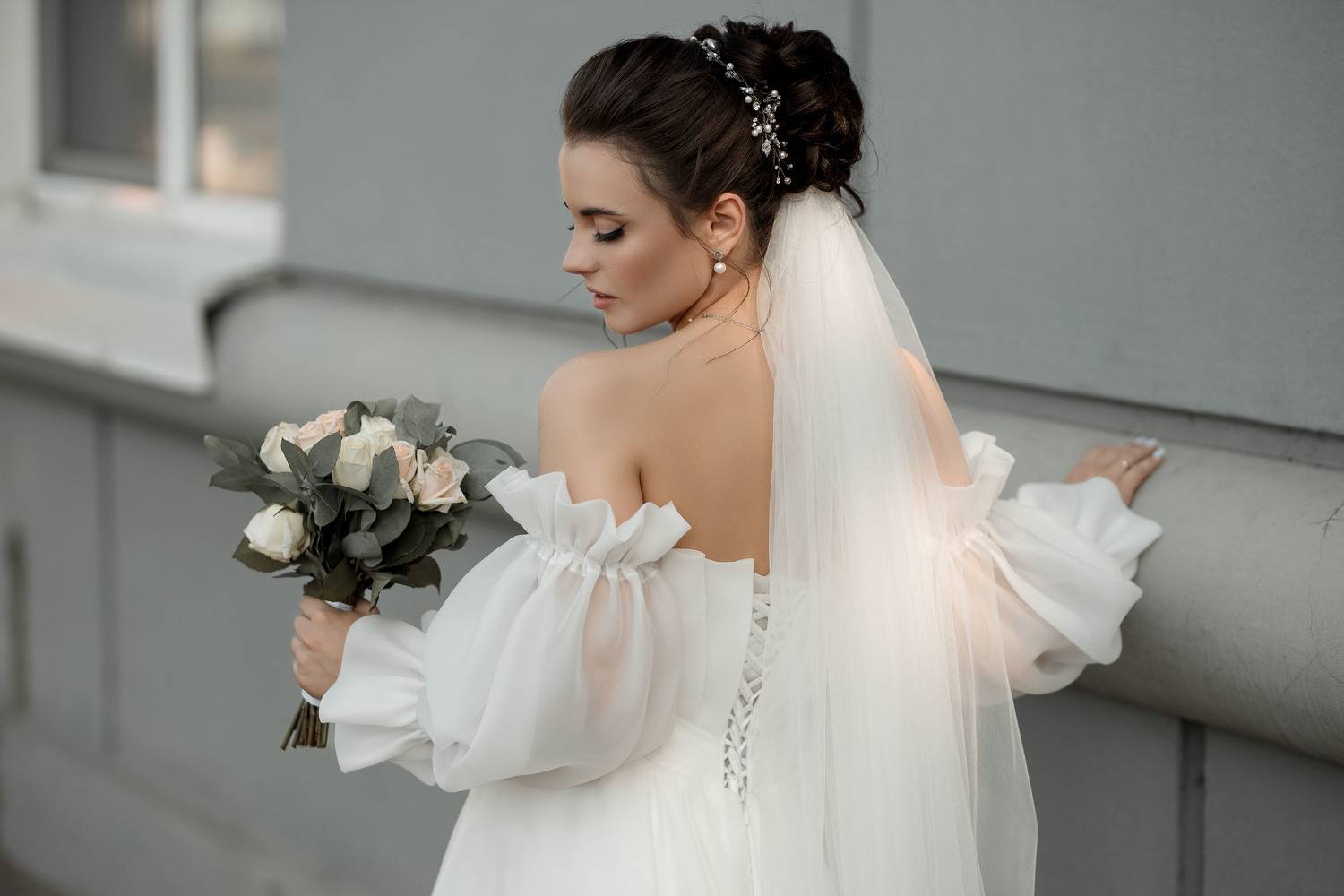 девушка, портрет, фотосессия, girl, model, modeling, portrait,творческий портрет, женский портрет, woman, young woman, glamour, постановка, постановочная фотография, fashion, невеста, свадьба, bride, wedding, Васильев Владимир