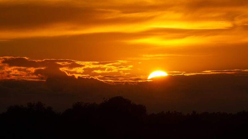 Закат фото превью