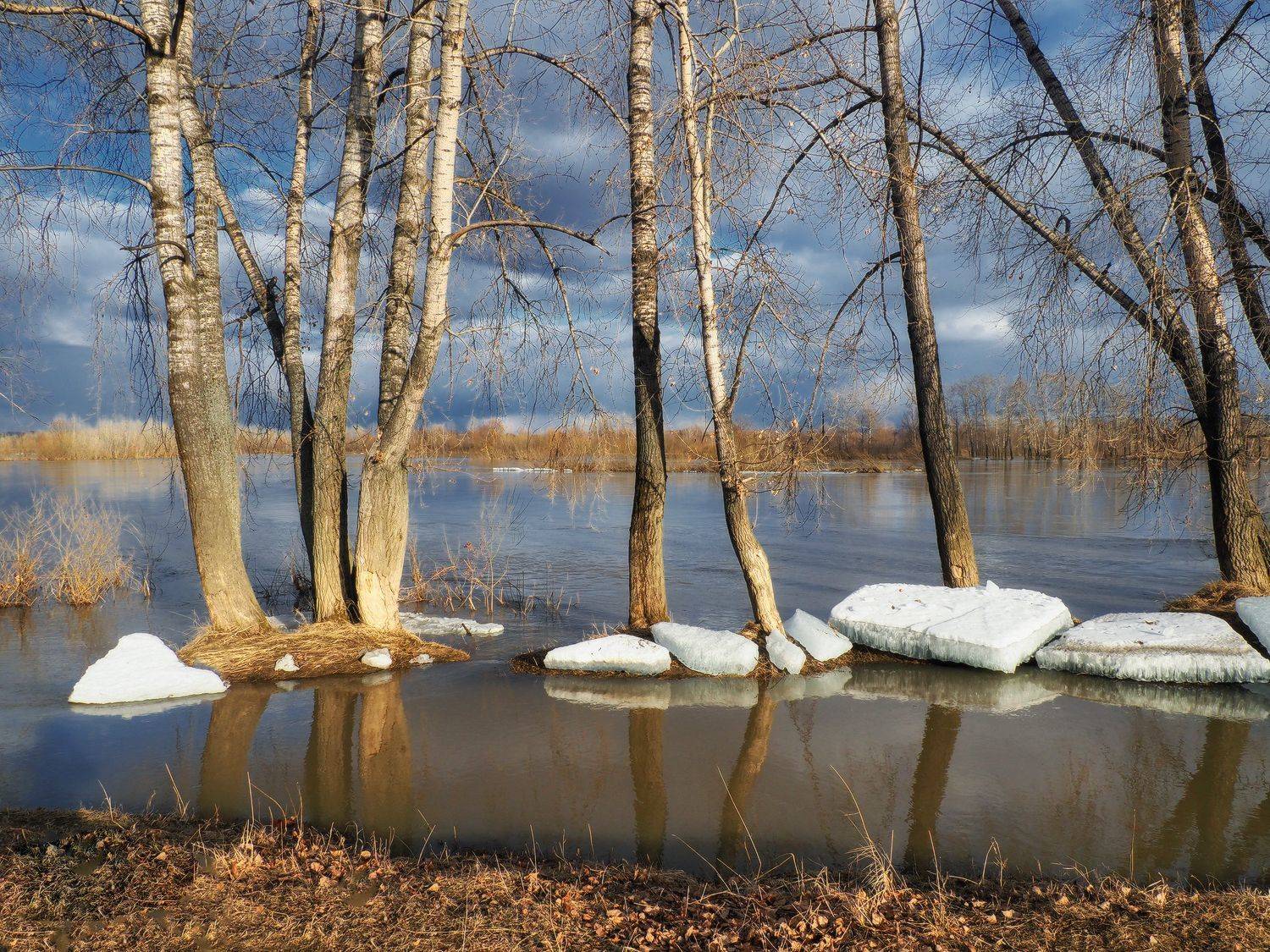 весна, ледоход, Кондома, Новокузнецк, Галина Хвостенко