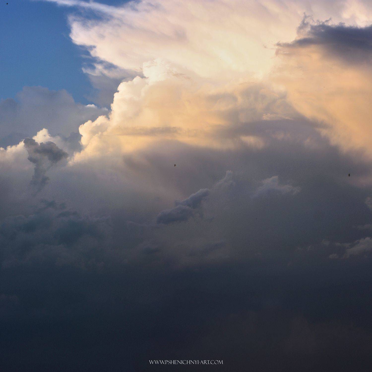 закат, небо, пейзаж, облака, Пшеничный Андрей