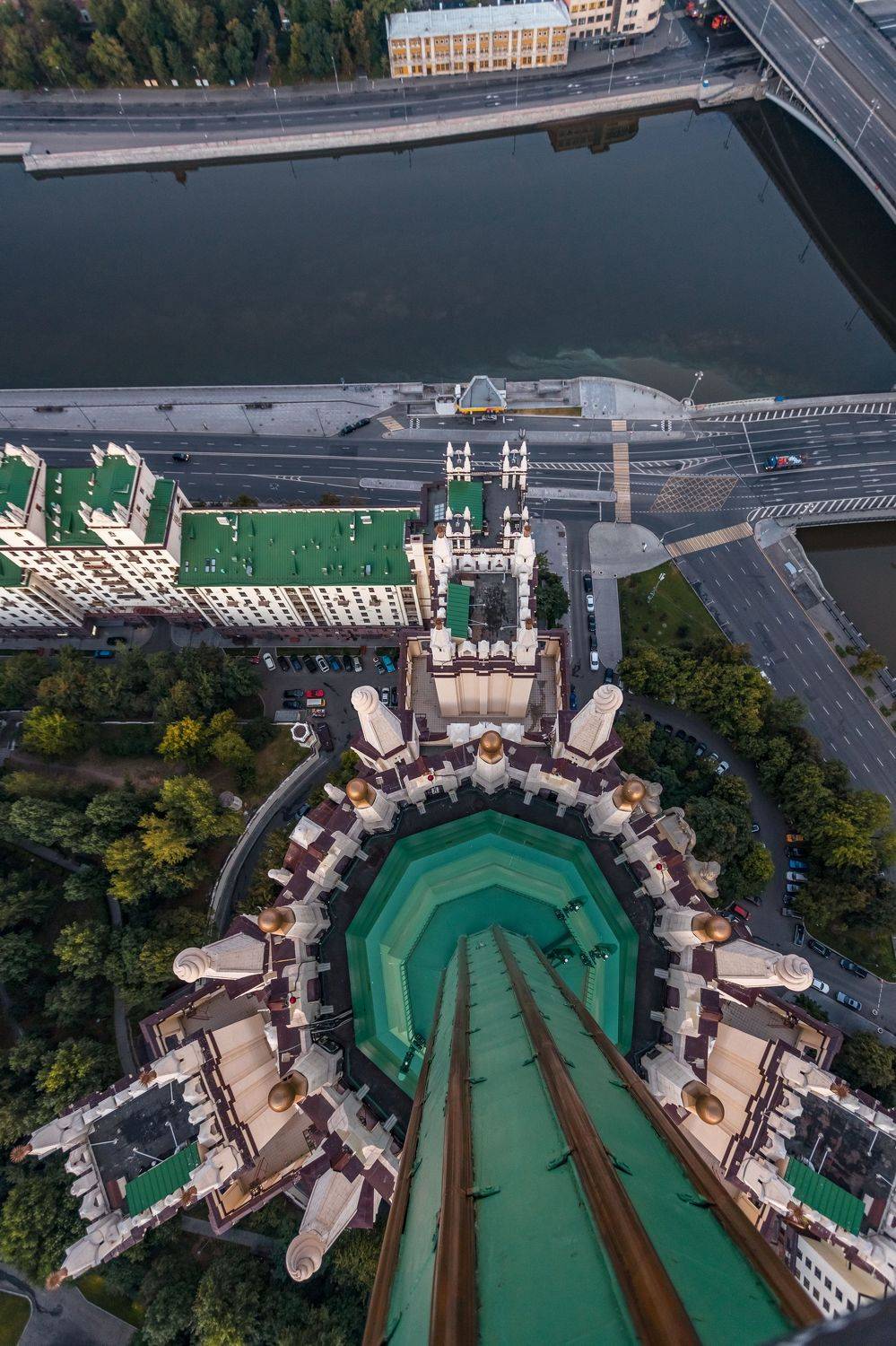 москва архитектура город сталинки рассвет утро, Tsybenko Kirill