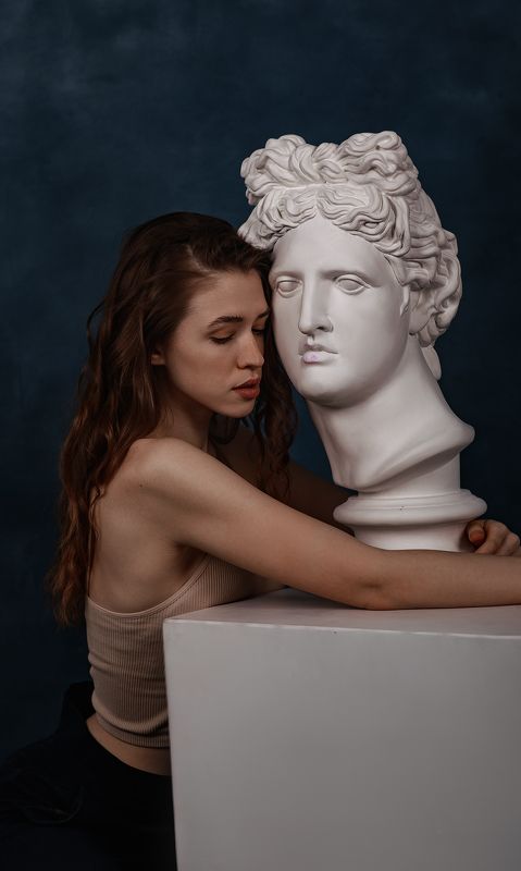 girl, sculpture, statue, art, gypsum, portrait The Curse фото превью