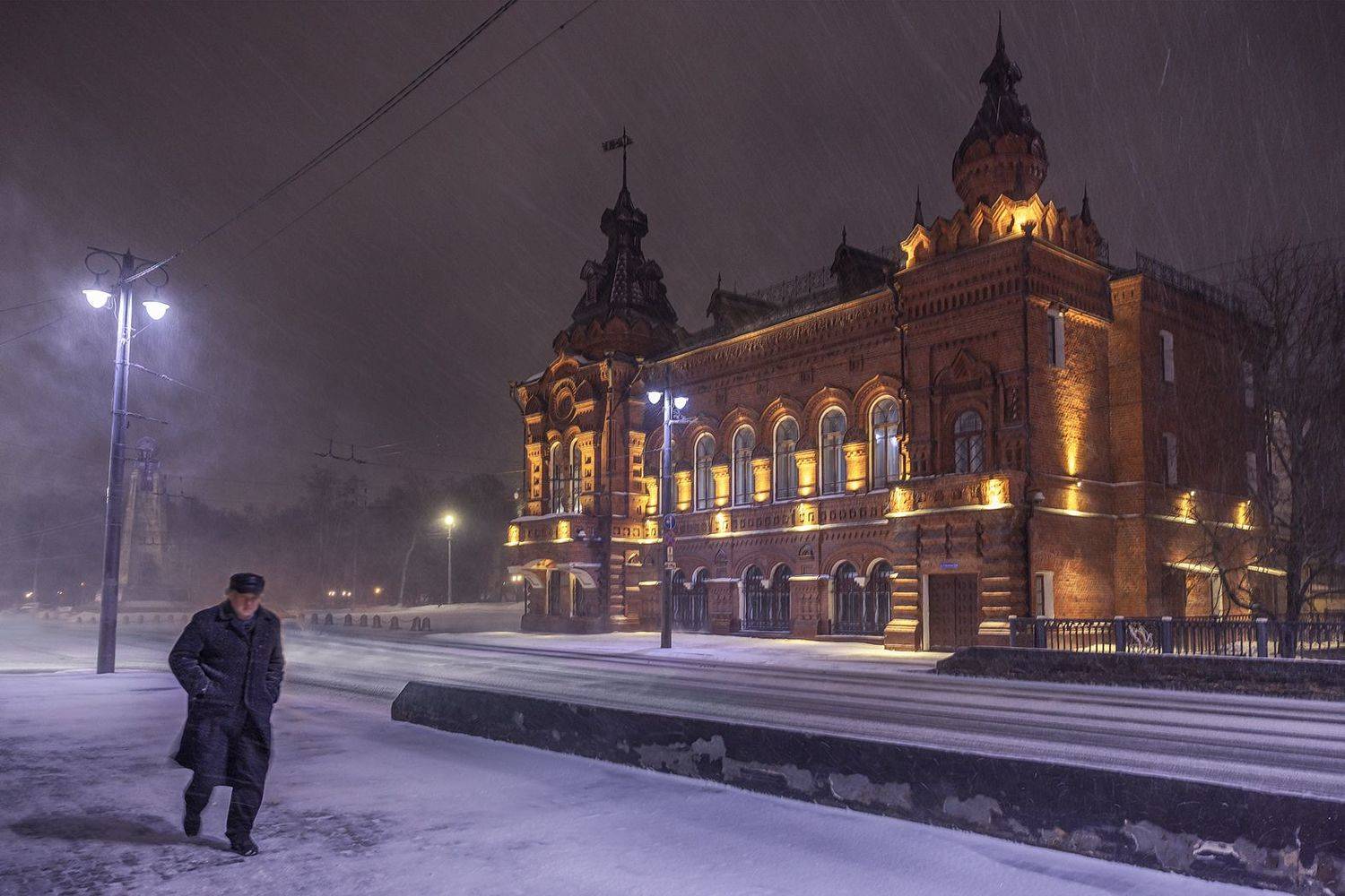 владимир, снег, метель., Владимир Липецких