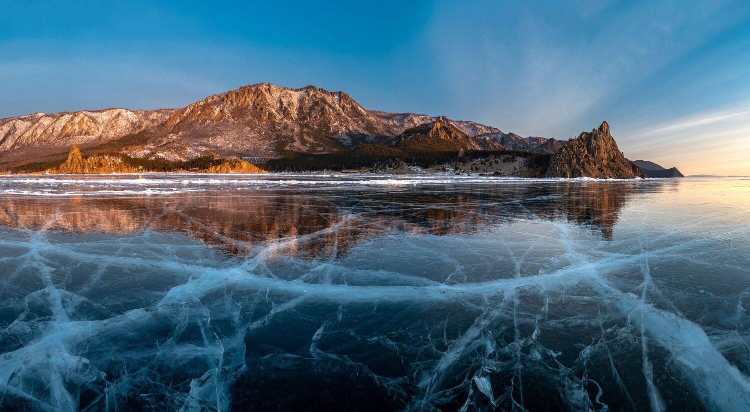 байкал, рассвет, песчаная, зима, Тильпунов Михаил
