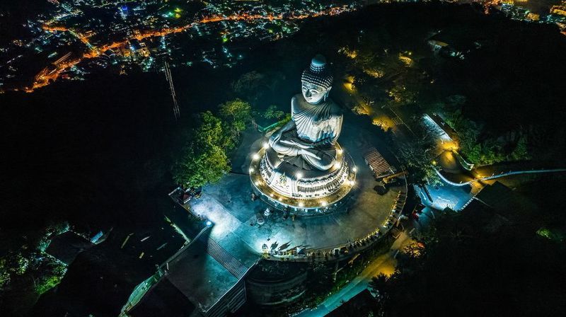 пхукет, таиланд, будда, большой, ночь Большой Будда фото превью
