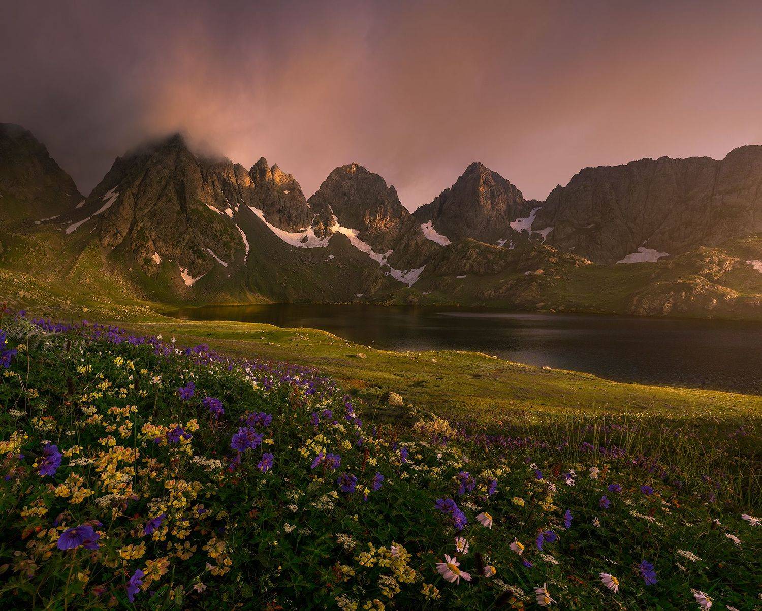 грузия, озеро, горы, оходже, тобаварчхили, кавказ, Александр Дударев