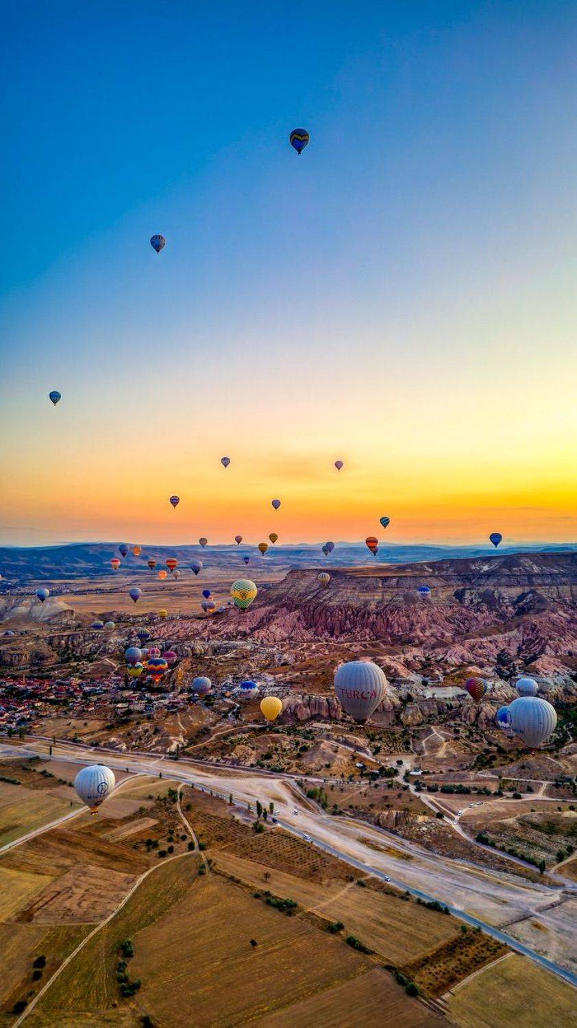 турция, каппадокия, воздушные шары, рассвет, Владислав Саморуков