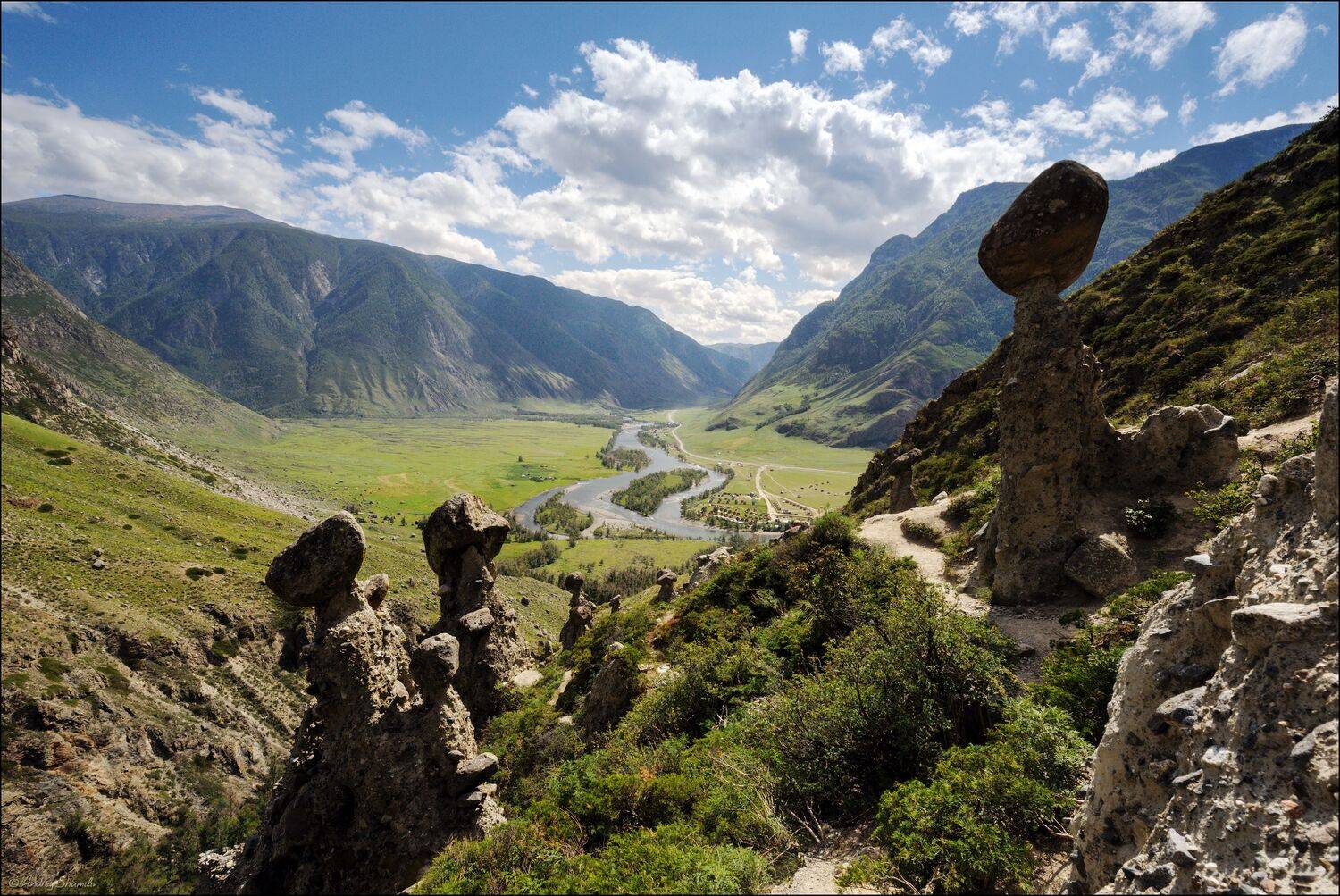 горный алтай, каменные грибы, чулышман, Андрей Шумилин