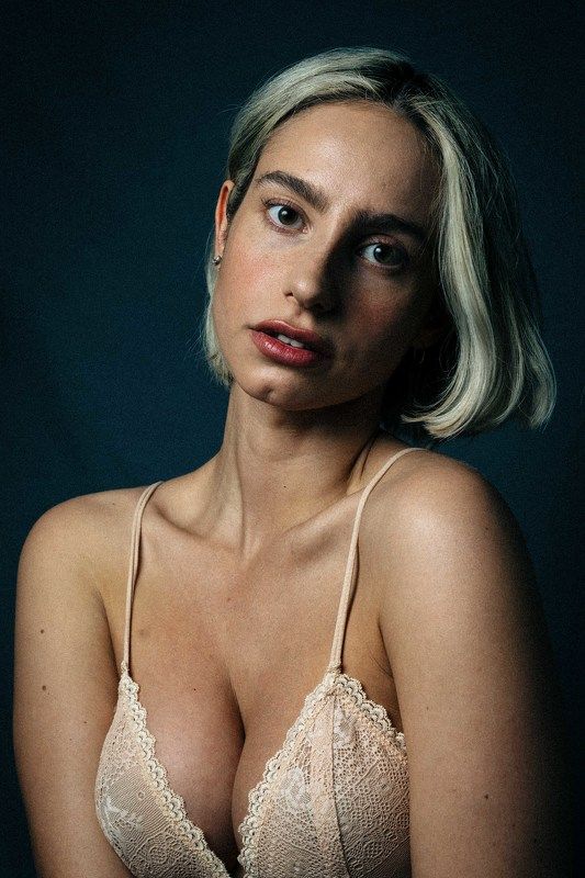 portrait, model, girl  фото превью