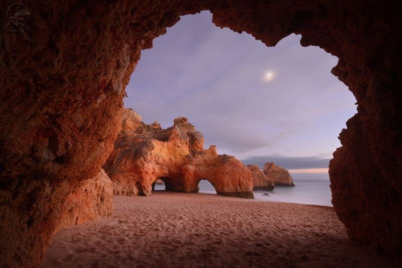 португалия Лунный пляж фото превью